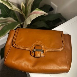 Coach Taylor Leather Flap Clutch/ Wristlet
